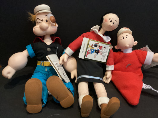 Spinach eating sailor family set
