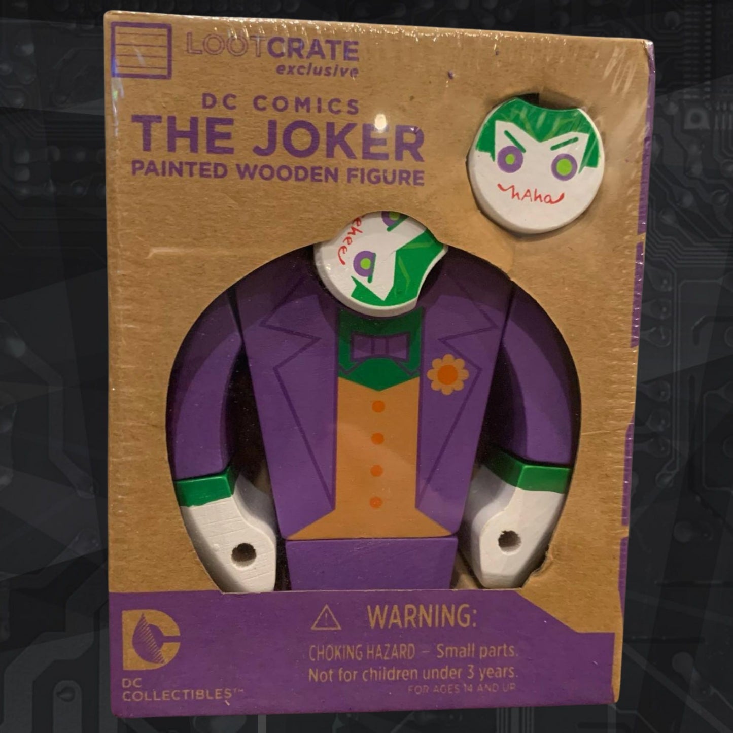 Joker Wooden Figure